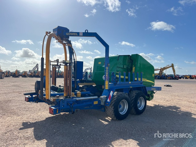 2007 John Deere 578 Enrubanneuse Combination Baler Wrapper - مكنة, آلة تغليف بالة التبن: صورة 3 2007 John Deere 578 Enrubanneuse Combination Baler Wrapper - مكنة, آلة تغليف بالة التبن: صورة 3