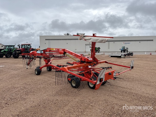 2007 Kuhn GA6522 6 m 2 Rotor Andaineur Hay Rake - معدات تيبيس التبن: صورة 2 2007 Kuhn GA6522 6 m 2 Rotor Andaineur Hay Rake - معدات تيبيس التبن: صورة 2