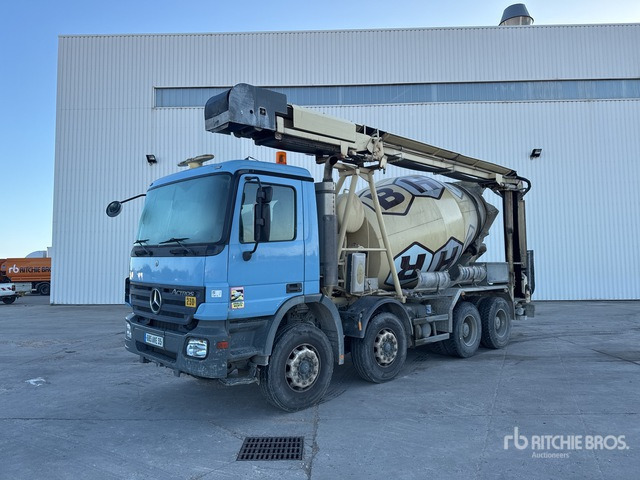 2007 Mercedes-Benz Actros 3236 8x4 Camion Toupie 8x4 Mixer Truck - شاحنة خلاطة خرسانة: صورة 1 2007 Mercedes-Benz Actros 3236 8x4 Camion Toupie 8x4 Mixer Truck - شاحنة خلاطة خرسانة: صورة 1