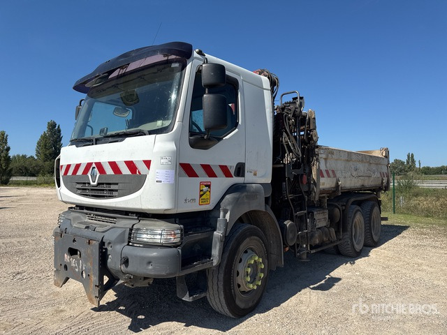 2007 Renault Kerax HMF 1250 k2 on 6x4 Camion Bi-Be ... Dump Truck with Crane - شاحنة قلاب, شاحنة كرين: صورة 2 2007 Renault Kerax HMF 1250 k2 on 6x4 Camion Bi-Be ... Dump Truck with Crane - شاحنة قلاب, شاحنة كرين: صورة 2