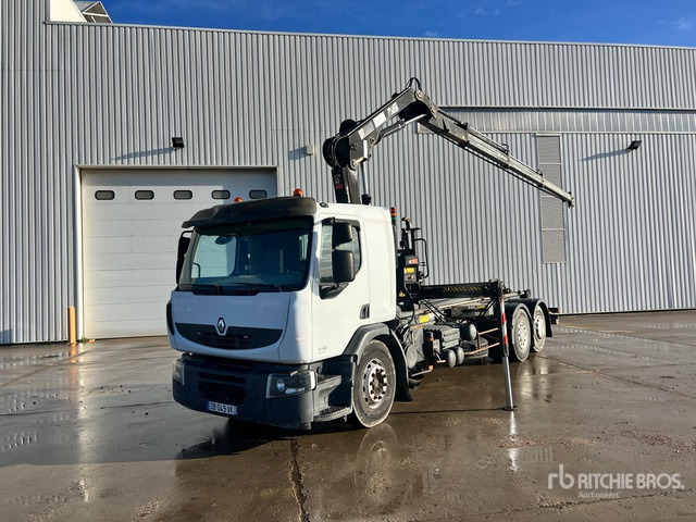 2007 Renault Premium 6x2 Camion Ampliroll 6x2 Roll-Off Truck - شاحنة ذات خطاف, شاحنة كرين: صورة 2 2007 Renault Premium 6x2 Camion Ampliroll 6x2 Roll-Off Truck - شاحنة ذات خطاف, شاحنة كرين: صورة 2