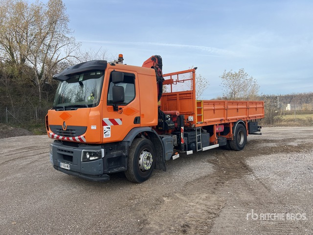 2007 Renault Premium II DXi 2007 Palfinger PK15500 5750 kg ... Flatbed Truck with Crane - شاحنات مسطحة, شاحنة كرين: صورة 1 2007 Renault Premium II DXi 2007 Palfinger PK15500 5750 kg ... Flatbed Truck with Crane - شاحنات مسطحة, شاحنة كرين: صورة 1
