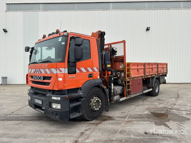 2008 Iveco Stralis 310 2007 Fassi F130A-21 5730 kg on ... Flatbed Truck with Crane - شاحنات مسطحة, شاحنة كرين: صورة 1 2008 Iveco Stralis 310 2007 Fassi F130A-21 5730 kg on ... Flatbed Truck with Crane - شاحنات مسطحة, شاحنة كرين: صورة 1