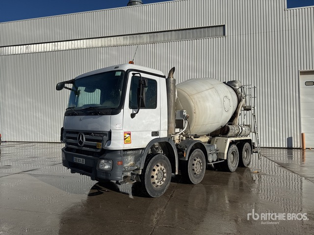 2008 Mercedes-Benz Actros 8x4 Camion Malaxeur 8x4 Mixer Truck - شاحنة خلاطة خرسانة: صورة 1 2008 Mercedes-Benz Actros 8x4 Camion Malaxeur 8x4 Mixer Truck - شاحنة خلاطة خرسانة: صورة 1
