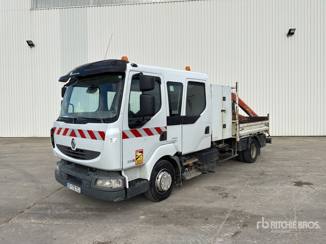 2008 Renault Midlum 220DXi 2008 Palfinger PK2700A on 4x2 C ... Flatbed Truck with Crane - شاحنات مسطحة, شاحنة كرين: صورة 2 2008 Renault Midlum 220DXi 2008 Palfinger PK2700A on 4x2 C ... Flatbed Truck with Crane - شاحنات مسطحة, شاحنة كرين: صورة 2