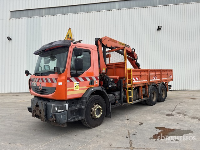 2009 Renault Premium 2008 Palfinger PK15500 5750 kg ... Flatbed Truck with Crane - شاحنات مسطحة, شاحنة كرين: صورة 1 2009 Renault Premium 2008 Palfinger PK15500 5750 kg ... Flatbed Truck with Crane - شاحنات مسطحة, شاحنة كرين: صورة 1