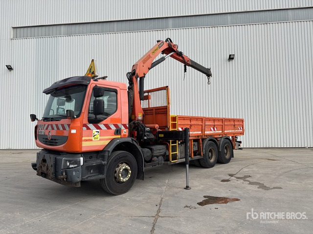 2009 Renault Premium 2008 Palfinger PK15500 5750 kg ... Flatbed Truck with Crane - شاحنات مسطحة, شاحنة كرين: صورة 2 2009 Renault Premium 2008 Palfinger PK15500 5750 kg ... Flatbed Truck with Crane - شاحنات مسطحة, شاحنة كرين: صورة 2