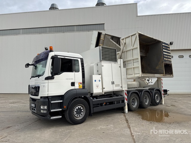 2011 MAN TGS35.480 2010 MTS 4A14T36.000V on 8x4 Ca ... Vacuum Excavator Truck - شاحنة الشفط: صورة 3 2011 MAN TGS35.480 2010 MTS 4A14T36.000V on 8x4 Ca ... Vacuum Excavator Truck - شاحنة الشفط: صورة 3