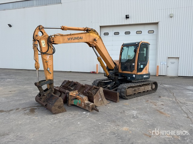 2014 Hyundai R80CR-9 Mini-Pelle Mini Excavator: <6.6t - حفارة مُصَّغرة: صورة 2 2014 Hyundai R80CR-9 Mini-Pelle Mini Excavator: <6.6t - حفارة مُصَّغرة: صورة 2