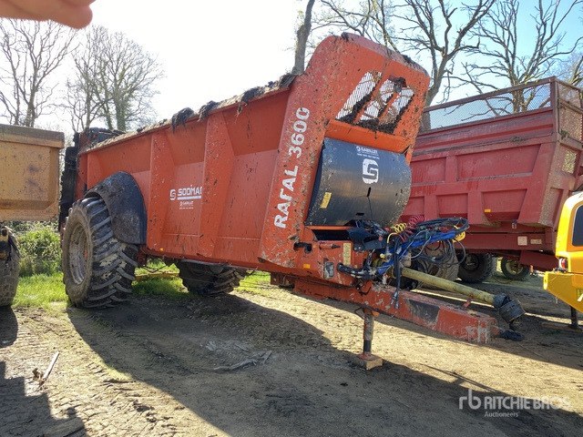 2018 Sodimac Rafal 3600 S/A Epandeur A Fumier 1 Essieu Manure Spreader - آلة رش السماد الطبيعي: صورة 1 2018 Sodimac Rafal 3600 S/A Epandeur A Fumier 1 Essieu Manure Spreader - آلة رش السماد الطبيعي: صورة 1