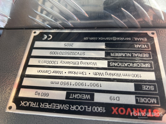 2025 STARVOX D19 Mini-Balayeuse (Non Utilise) En ... Sweeper Truck - سياره كنس شوارع: صورة 2 2025 STARVOX D19 Mini-Balayeuse (Non Utilise) En ... Sweeper Truck - سياره كنس شوارع: صورة 2