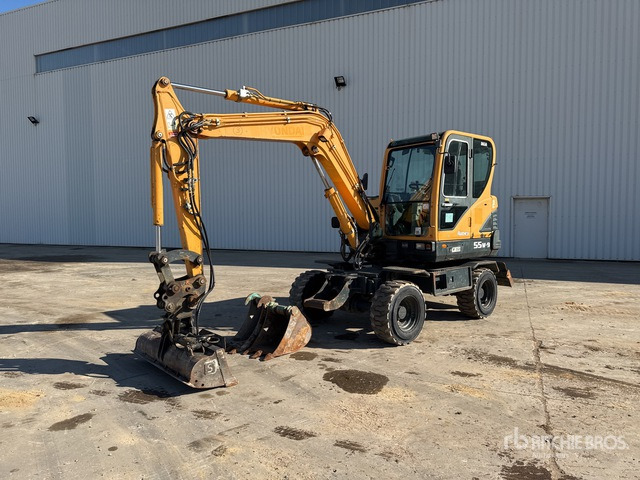 Hyundai R55W9 Pelle hydraulique sur roues - حفارة دولاب: صورة 1 Hyundai R55W9 Pelle hydraulique sur roues - حفارة دولاب: صورة 1