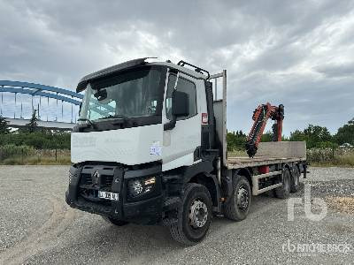 RENAULT C 380 2014 Atlas 240.2E-A5 24 t Artic ... - شاحنات مسطحة, شاحنة كرين: صورة 1 RENAULT C 380 2014 Atlas 240.2E-A5 24 t Artic ... - شاحنات مسطحة, شاحنة كرين: صورة 1