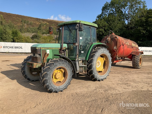 1997 John Deere 6400 Tractor & Water Tank Trailer. 4WD Tractor - جرار: صورة 1 1997 John Deere 6400 Tractor & Water Tank Trailer. 4WD Tractor - جرار: صورة 1
