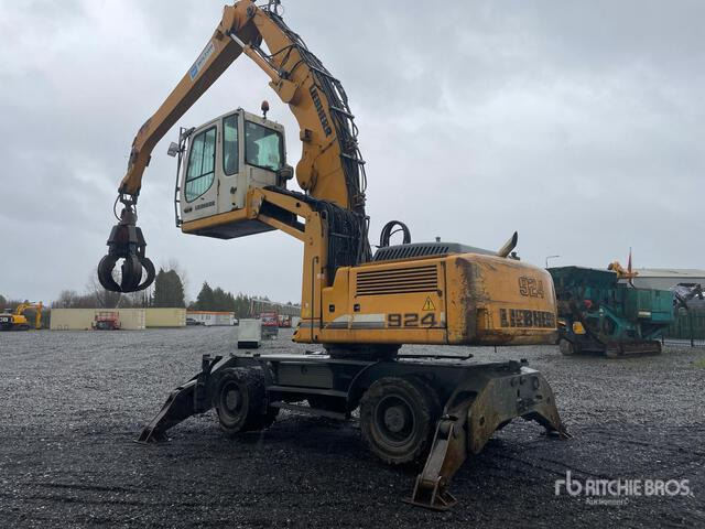 2008 Liebherr A924 Wheel Material Handler - معالج النفايات: صورة 2 2008 Liebherr A924 Wheel Material Handler - معالج النفايات: صورة 2