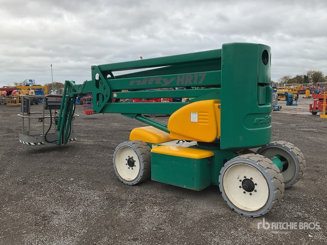 2008 Nifty-Lift HR17 2WD Electric (Inoperable) Articulating Boom Lift - شاحنة ذراع مفصلي: صورة 3 2008 Nifty-Lift HR17 2WD Electric (Inoperable) Articulating Boom Lift - شاحنة ذراع مفصلي: صورة 3