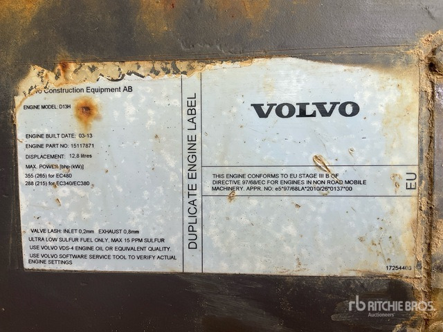 2013 Volvo EC380DL Tracked Excavator - حفار زحاف: صورة 5 2013 Volvo EC380DL Tracked Excavator - حفار زحاف: صورة 5