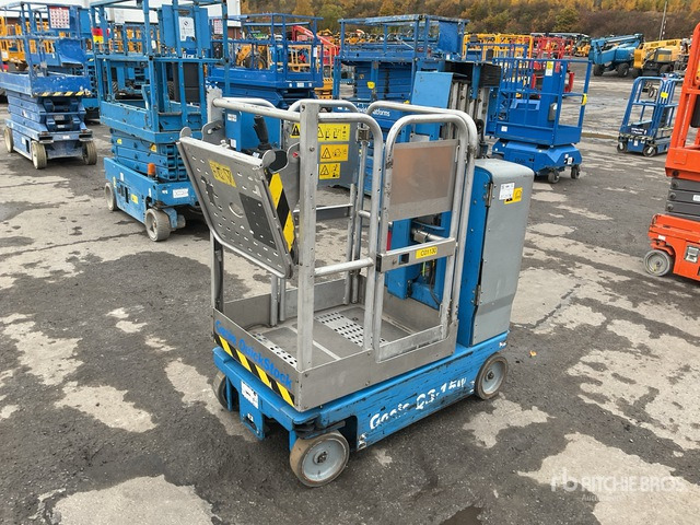 2014 Genie QS15 Vertical Mast Lift - الرأسي رفع الصاري: صورة 1 2014 Genie QS15 Vertical Mast Lift - الرأسي رفع الصاري: صورة 1