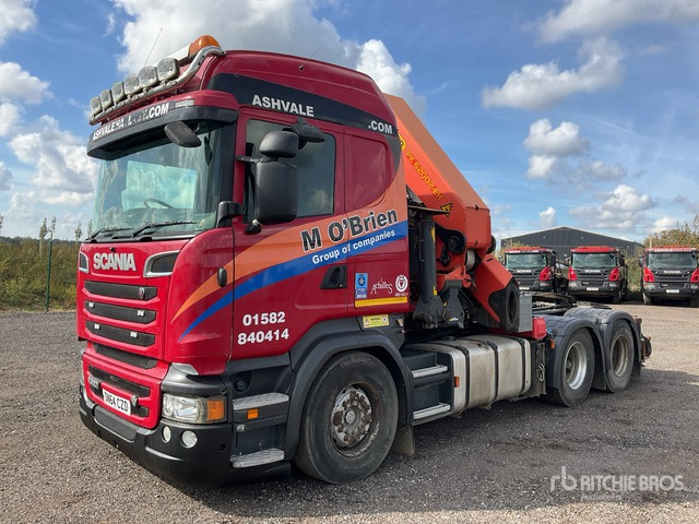 2014 Scania 6x4 Sleeper Truck Tractor w/Crane - وحدة جر: صورة 1 2014 Scania 6x4 Sleeper Truck Tractor w/Crane - وحدة جر: صورة 1