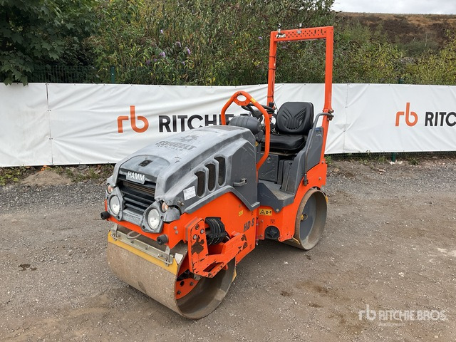 2018 Hamm HD8VV Double Drum Roller - مدحلة اسفلت: صورة 2 2018 Hamm HD8VV Double Drum Roller - مدحلة اسفلت: صورة 2