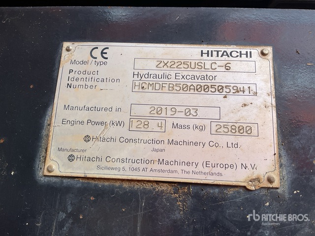 2019 Hitachi ZX225USLC-6 Tracked Excavator - حفار زحاف: صورة 3 2019 Hitachi ZX225USLC-6 Tracked Excavator - حفار زحاف: صورة 3