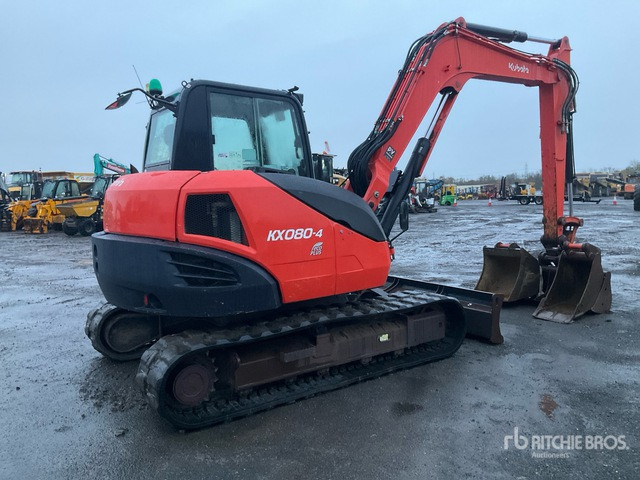 2019 Kubota KX080-4 Tracked Excavator - حفار زحاف: صورة 4 2019 Kubota KX080-4 Tracked Excavator - حفار زحاف: صورة 4