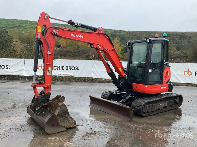 2019 Kubota U55-4 - حفارة مُصَّغرة: صورة 1 2019 Kubota U55-4 - حفارة مُصَّغرة: صورة 1