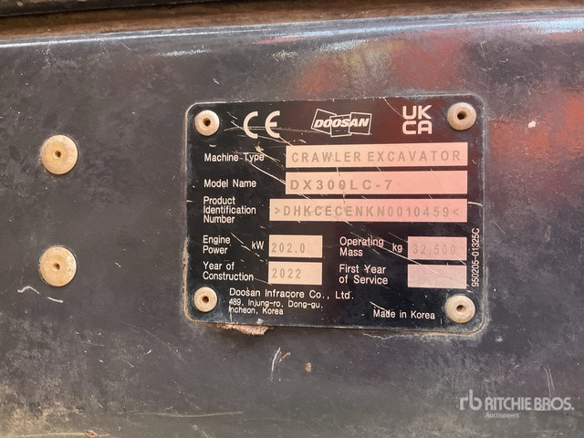 2022 Doosan DX300LC-7 Tracked Excavator - حفار زحاف: صورة 2 2022 Doosan DX300LC-7 Tracked Excavator - حفار زحاف: صورة 2