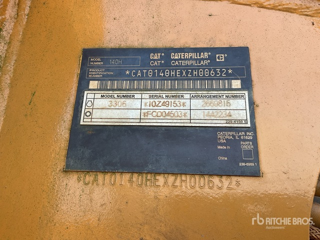 2008 Cat 140H - ممهدة: صورة 3 2008 Cat 140H - ممهدة: صورة 3
