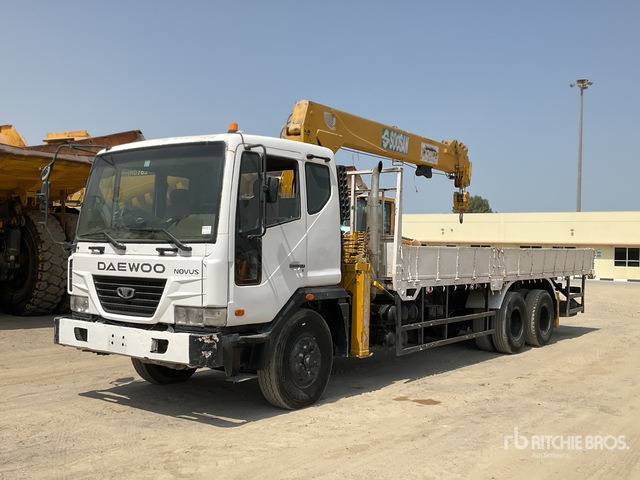 2008 Daewoo Novus K9A6F Soosan SCS746L Straight Boom on 6x4 Boom Truck - الضاغط: صورة 2 2008 Daewoo Novus K9A6F Soosan SCS746L Straight Boom on 6x4 Boom Truck - الضاغط: صورة 2
