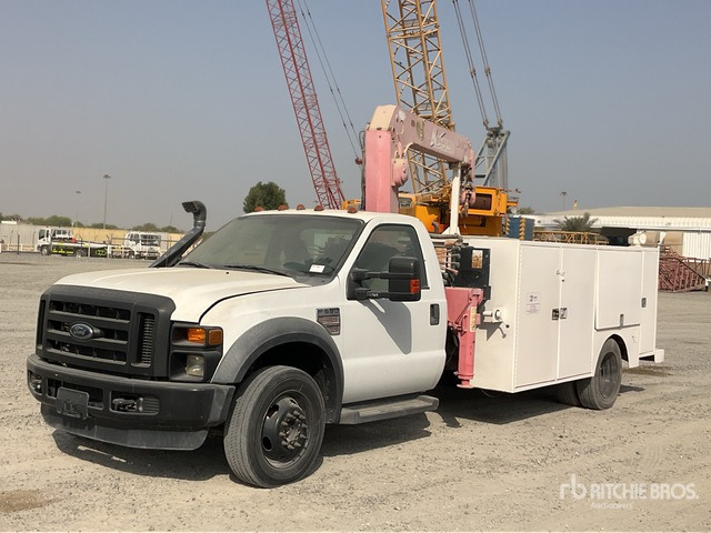 2008 Ford F550 XL Super Duty 4x4 Service Truck - آلية المنفعة/ مركبة خاصة: صورة 1 2008 Ford F550 XL Super Duty 4x4 Service Truck - آلية المنفعة/ مركبة خاصة: صورة 1