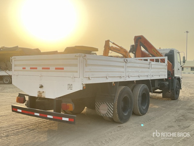 2008 Hino 145 2007 Palfinger K10000 Knuckle B ... Flatbed Truck with Crane - شاحنات مسطحة, شاحنة كرين: صورة 3 2008 Hino 145 2007 Palfinger K10000 Knuckle B ... Flatbed Truck with Crane - شاحنات مسطحة, شاحنة كرين: صورة 3