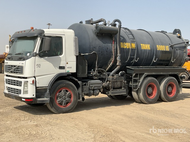 2008 Volvo FM400 6x4 20000 L Vacuum Tanker Truck - شاحنة الشفط: صورة 1 2008 Volvo FM400 6x4 20000 L Vacuum Tanker Truck - شاحنة الشفط: صورة 1