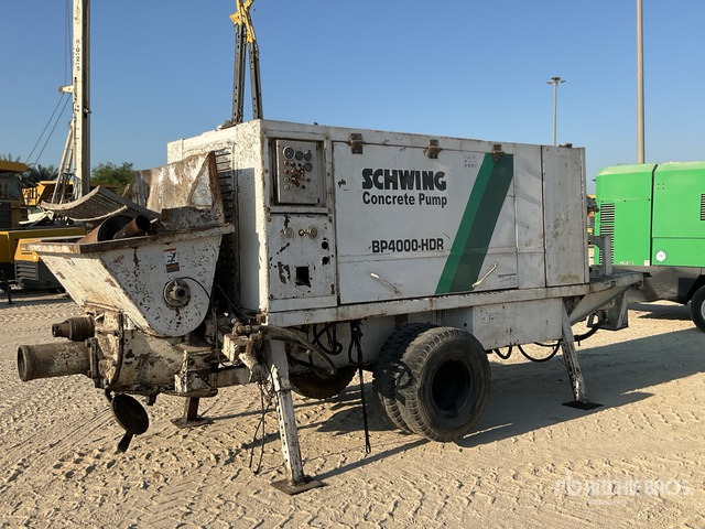 2009 Schwing BP4000 HDR Portable Concrete Pump - مضخة خرسانة ثابتة: صورة 3 2009 Schwing BP4000 HDR Portable Concrete Pump - مضخة خرسانة ثابتة: صورة 3