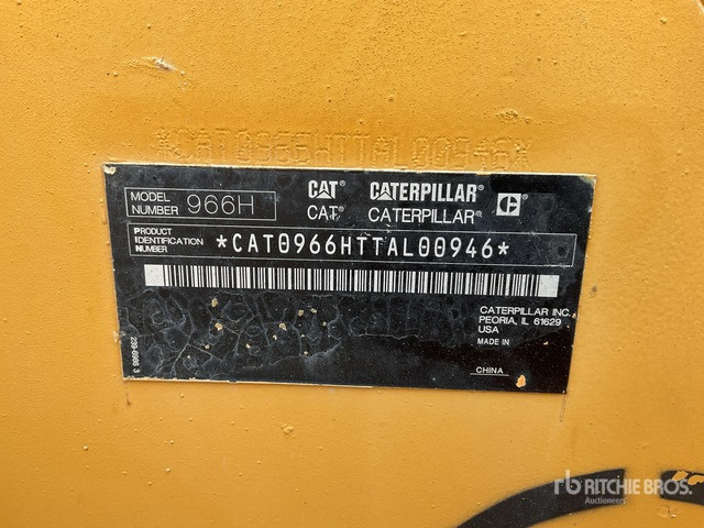 2011 Cat 966 H Wheel Loader - اللودر بعجل: صورة 2 2011 Cat 966 H Wheel Loader - اللودر بعجل: صورة 2