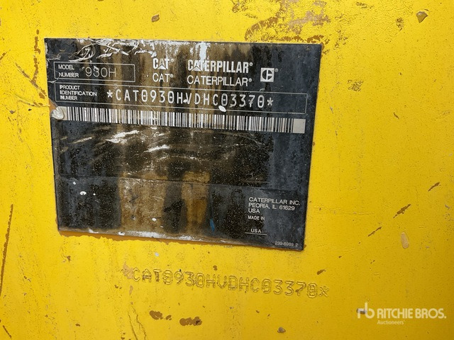 2012 Cat 930H - اللودر بعجل: صورة 2 2012 Cat 930H - اللودر بعجل: صورة 2