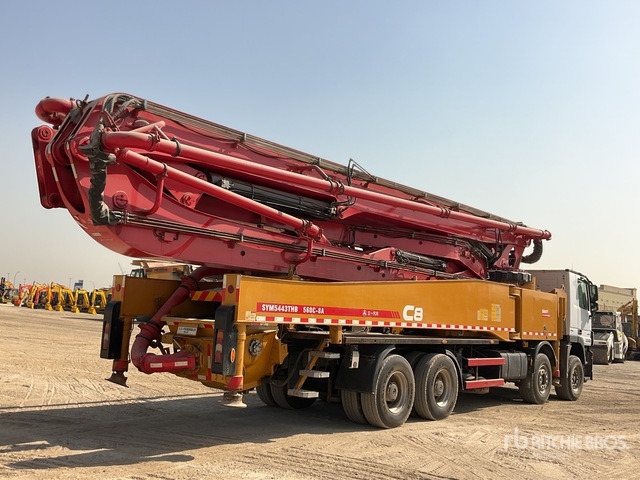 2019 Mercedes Benz Actros 4144 2019 Sany SYM5449THB 56 m on 8x ... Concrete Pump Truck - مضخة خرسانة: صورة 3 2019 Mercedes Benz Actros 4144 2019 Sany SYM5449THB 56 m on 8x ... Concrete Pump Truck - مضخة خرسانة: صورة 3