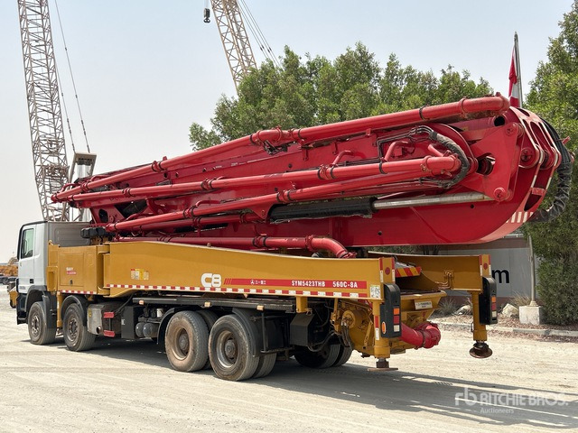 2020 Mercedes-Benz Actros 4141 2020 Sany SYM5449THBE 56 m on 8 ... Concrete Pump Truck - التقطيع جزازة/ ماكينات قطع الحشائش: صورة 3 2020 Mercedes-Benz Actros 4141 2020 Sany SYM5449THBE 56 m on 8 ... Concrete Pump Truck - التقطيع جزازة/ ماكينات قطع الحشائش: صورة 3