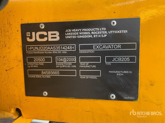 2025 JCB 205 (Unused) Tracked Excavator - حفار زحاف: صورة 3 2025 JCB 205 (Unused) Tracked Excavator - حفار زحاف: صورة 3