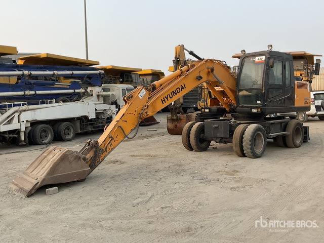 Hyundai Robex 140W-7 - حفارة دولاب: صورة 3 Hyundai Robex 140W-7 - حفارة دولاب: صورة 3