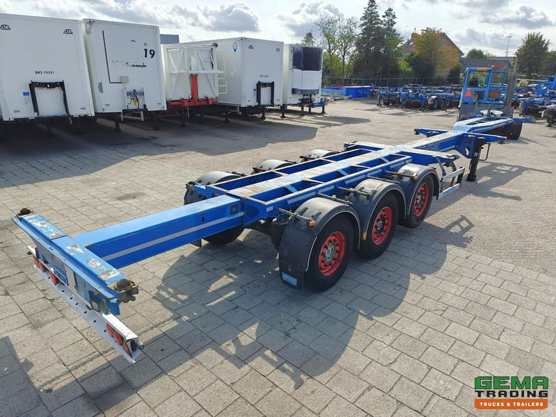 D-Tec FLEXITRAILER 3-Assen SAF - MULTI - Schijfremmen - LiftAs - Alle Aansluitingen - 4819KG - 04/2026 APK - نصف مقطورة لنقل الحاويات: صورة 1 D-Tec FLEXITRAILER 3-Assen SAF - MULTI - Schijfremmen - LiftAs - Alle Aansluitingen - 4819KG - 04/2026 APK - نصف مقطورة لنقل الحاويات: صورة 1