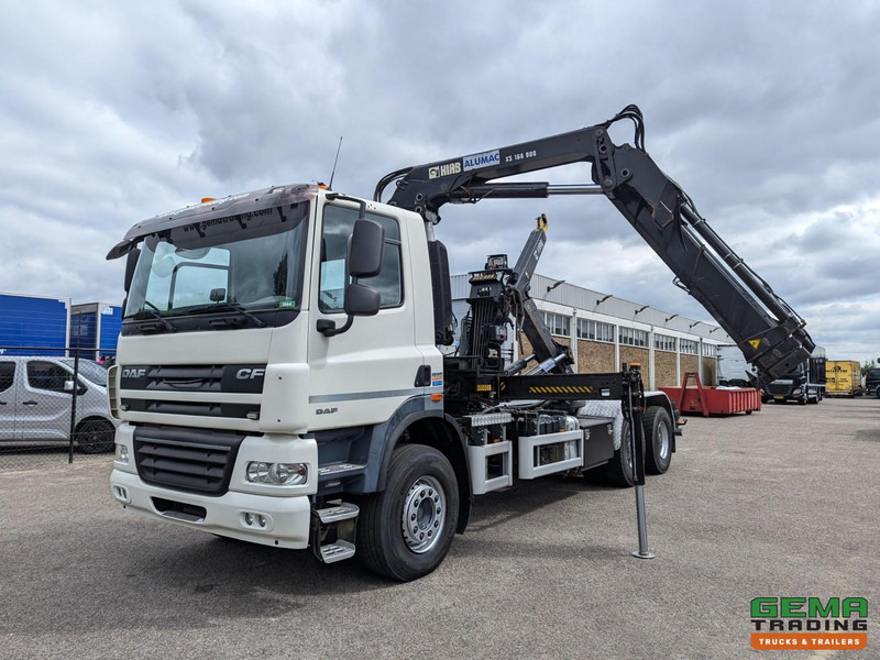 DAF CF85.410 6x4 Dagcab Euro5 EEV - Hiab Haakarm + Hiab 166E-2 DUO - Vangmuil - شاحنة ذات خطاف, شاحنة كرين: صورة 1 DAF CF85.410 6x4 Dagcab Euro5 EEV - Hiab Haakarm + Hiab 166E-2 DUO - Vangmuil - شاحنة ذات خطاف, شاحنة كرين: صورة 1