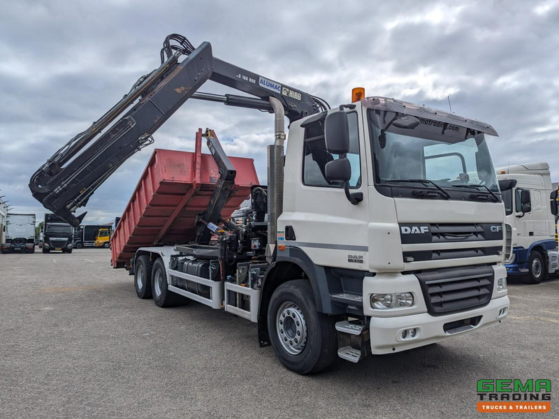 DAF CF85.410 6x4 Dagcab Euro5 EEV - Hiab Haakarm + Hiab 166E-2 DUO - Vangmuil - شاحنة ذات خطاف, شاحنة كرين: صورة 2 DAF CF85.410 6x4 Dagcab Euro5 EEV - Hiab Haakarm + Hiab 166E-2 DUO - Vangmuil - شاحنة ذات خطاف, شاحنة كرين: صورة 2