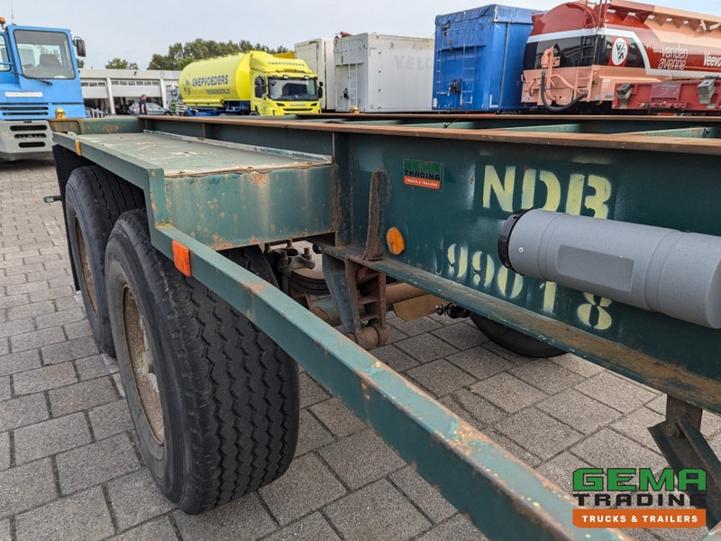 نصف مقطورة لنقل الحاويات Flandria OP 20V 2A 2-Assen ROR - DrumBrakes - Steel Suspension - 20FT (O1980): صورة 9