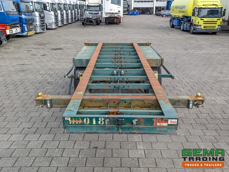 نصف مقطورة لنقل الحاويات Flandria OP 20V 2A 2-Assen ROR - DrumBrakes - Steel Suspension - 20FT (O1980): صورة 6