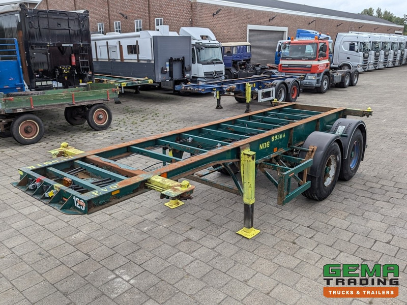 Flandria OP CC 2A 2-Assen ROR DrumBrakes - Steel Suspension - 3110KG - 20FT (O1915) - نصف مقطورة لنقل الحاويات: صورة 4 Flandria OP CC 2A 2-Assen ROR DrumBrakes - Steel Suspension - 3110KG - 20FT (O1915) - نصف مقطورة لنقل الحاويات: صورة 4