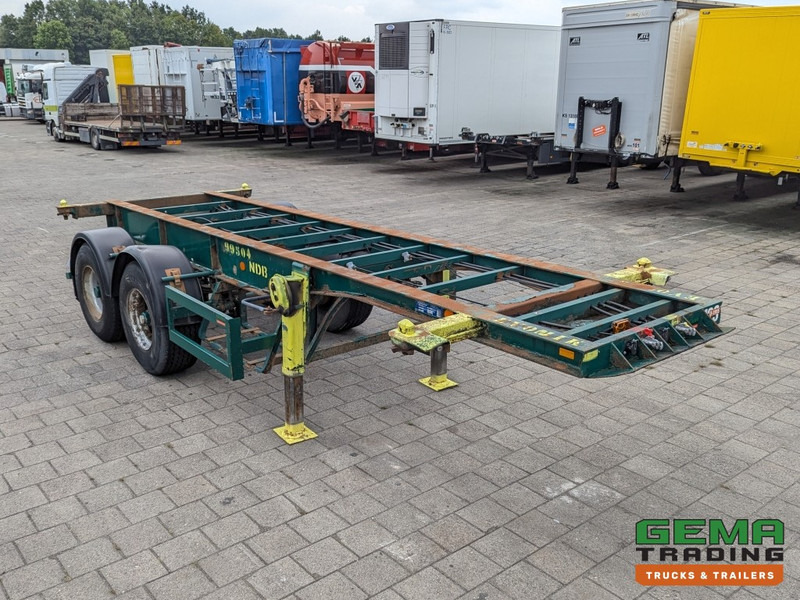 Flandria OP CC 2A 2-Assen ROR DrumBrakes - Steel Suspension - 3110KG - 20FT (O1915) - نصف مقطورة لنقل الحاويات: صورة 3 Flandria OP CC 2A 2-Assen ROR DrumBrakes - Steel Suspension - 3110KG - 20FT (O1915) - نصف مقطورة لنقل الحاويات: صورة 3
