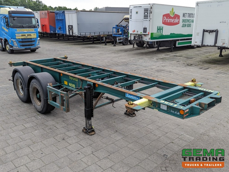 Flandria OP CC 2A 20FT 2-Assen ROR DrumBrakes - Leaf Suspension - 3120KG - 3 identical units in stock! (O1868) - نصف مقطورة لنقل الحاويات: صورة 3 Flandria OP CC 2A 20FT 2-Assen ROR DrumBrakes - Leaf Suspension - 3120KG - 3 identical units in stock! (O1868) - نصف مقطورة لنقل الحاويات: صورة 3
