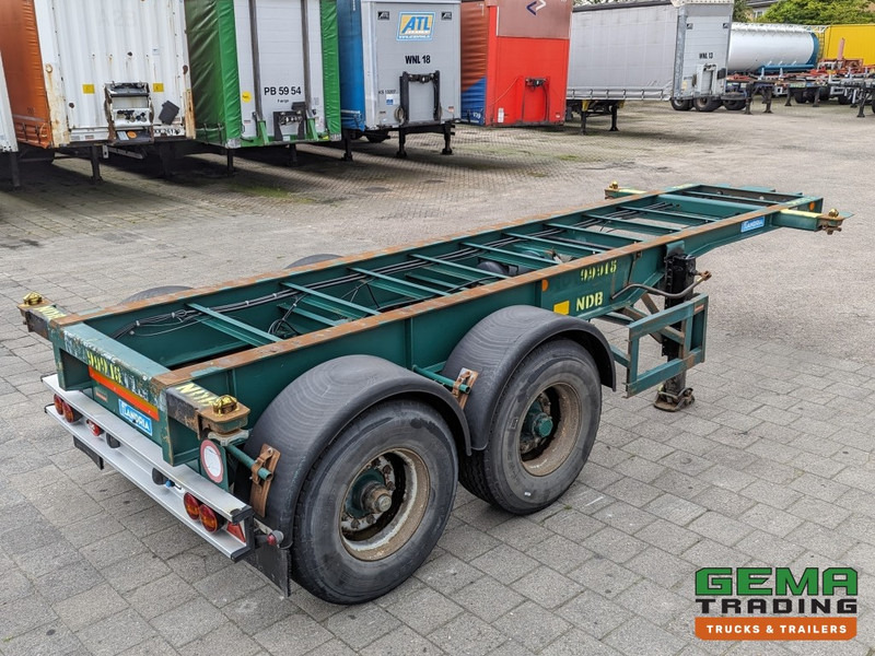 Flandria OP CC 2A 20FT 2-Assen ROR DrumBrakes - Leaf Suspension - 3120KG - 3 identical units in stock! (O1868) - نصف مقطورة لنقل الحاويات: صورة 1 Flandria OP CC 2A 20FT 2-Assen ROR DrumBrakes - Leaf Suspension - 3120KG - 3 identical units in stock! (O1868) - نصف مقطورة لنقل الحاويات: صورة 1