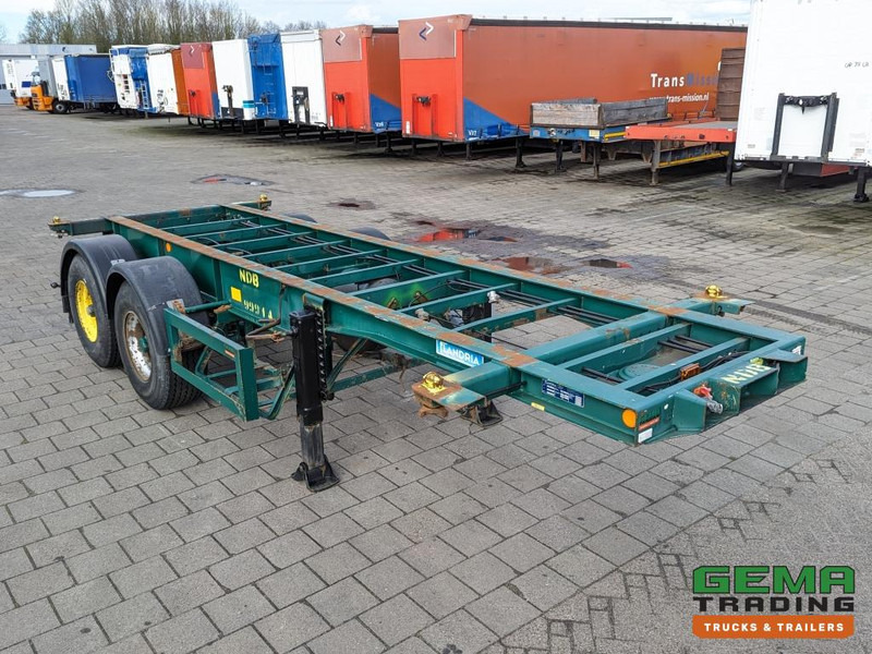 Flandria OP CC 2A 20FT 2-Assen ROR DrumBrakes - Leaf Suspension - 3120KG (O1789) - نصف مقطورة لنقل الحاويات: صورة 4 Flandria OP CC 2A 20FT 2-Assen ROR DrumBrakes - Leaf Suspension - 3120KG (O1789) - نصف مقطورة لنقل الحاويات: صورة 4